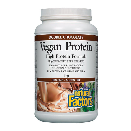 Vegan Protein High Protein Formula, Double Chocolate 1Kg