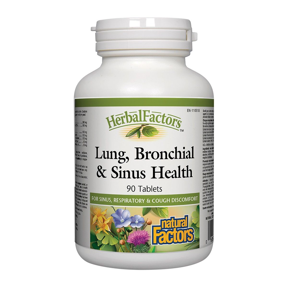 Lung, Bronchial & Sinus Health, HerbalFactors® 90 Tabs