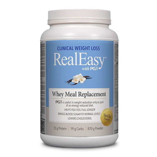 RealEasy™ with PGX® Whey Meal Replacement, Vanilla Flavour 870g