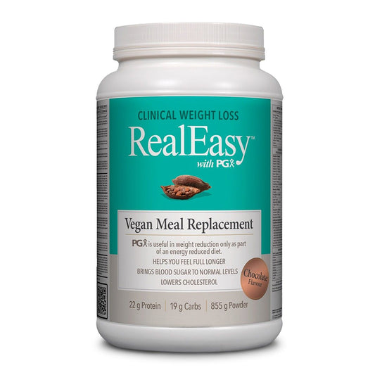RealEasy™ with PGX® Vegan Meal Replacement, Chocolate Flavour 855g