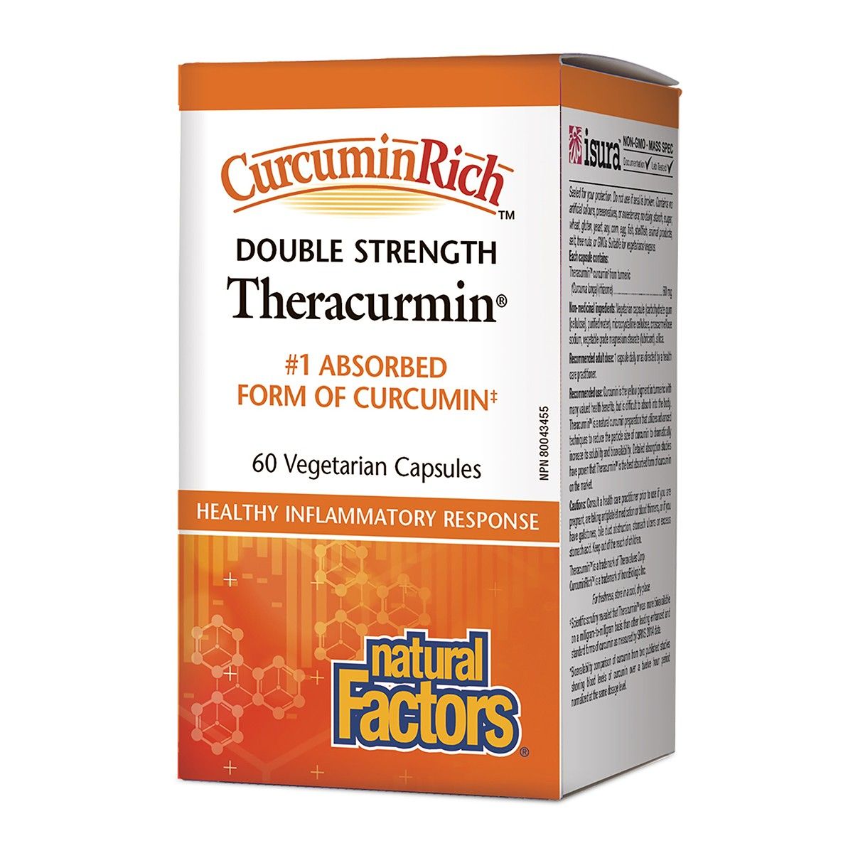CurcuminRich™ Theracurmin™ Double Strength 60 Vcaps