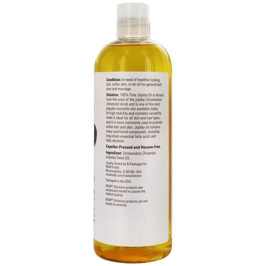 Jojoba Oil, Pure, 473ml