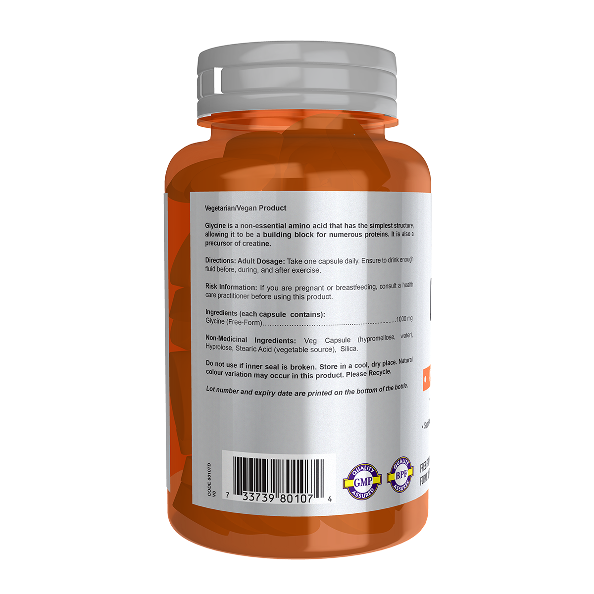 Glycine 1000mg 100 Vcaps