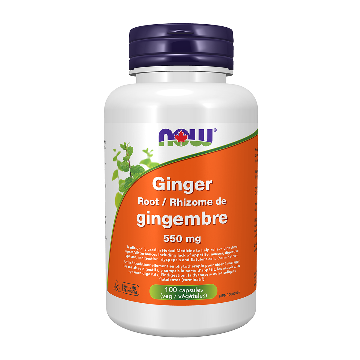 Ginger Root 550mg 100 Vcaps
