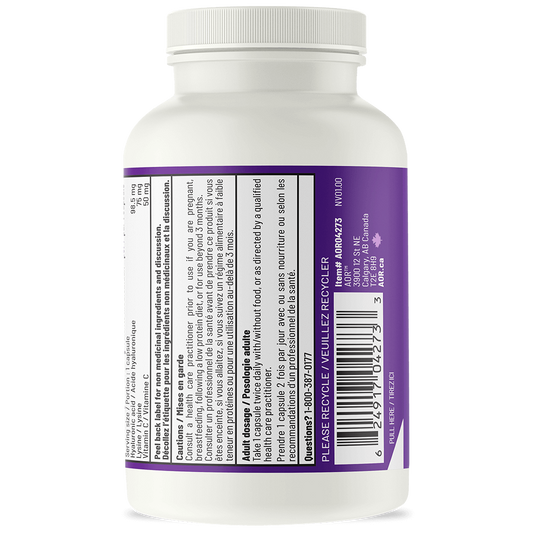 Lysine, Vitamin C, and Hyaluronic Acid 60 Caps