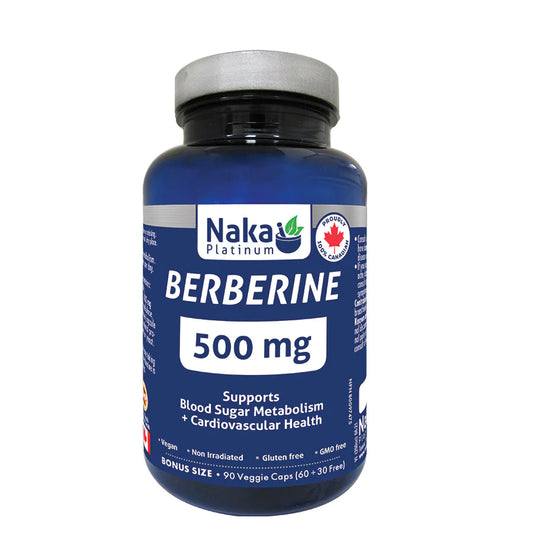 Berberine 500mg 90 Vcaps