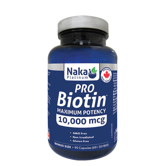 Plat Pro BIOTIN 10,000mcg 90caps- Bulk VIPs