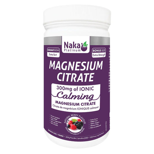 Plat Magnesium citrate calming powder 300mg mixed berry 600G