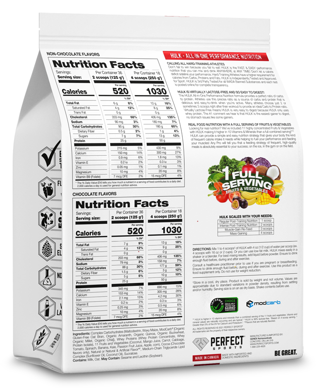 Hulk 10LB - Whey Protein Powder