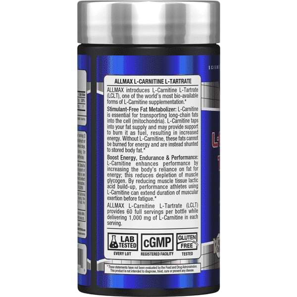 L-Carnitine Tartrate 120 Vcaps