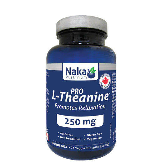 Plat Pro L-  theanine 250mg 75Vcaps