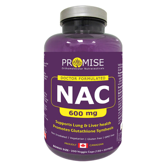 Promise NAC 600mg 200Vcaps