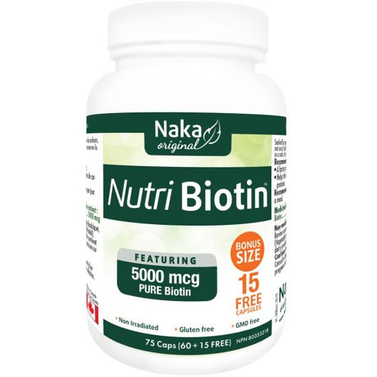 Nutri Biotin 5000mcg 75 Caps