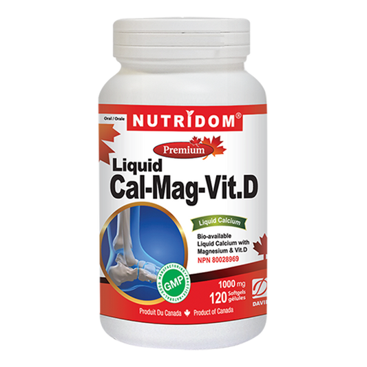 Nutridom Cal-Mag-Vit.D 1000mg 120 Softgels