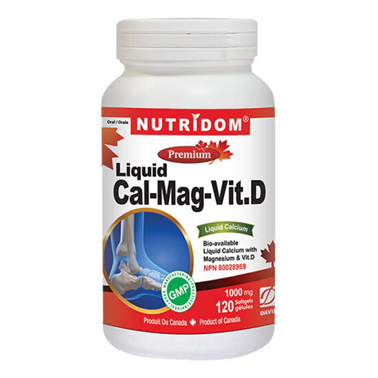 Nutridom Cal-Mag-Vit.D 1000mg 120 Softgels