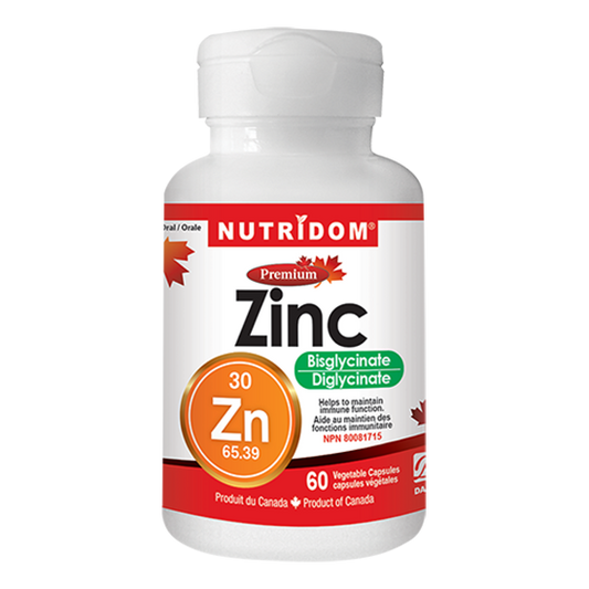Nutridom Zinc bisglycinate 60 Caps