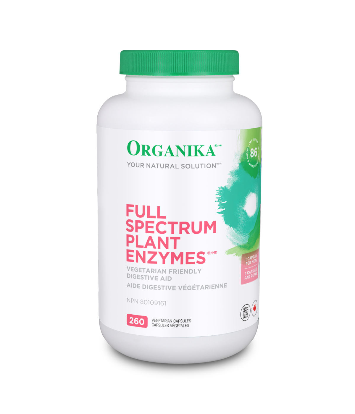 Full Spectrum  Plant Enzymes 500mg 260 Vcaps