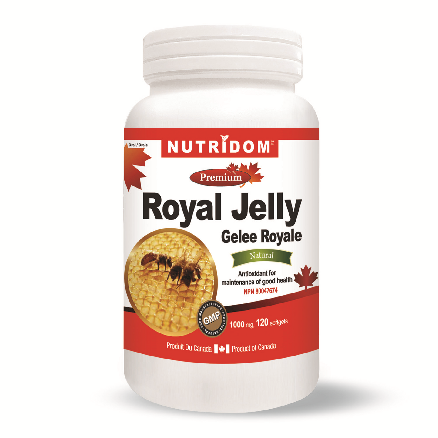 Nutridom Royal Jelly 1000mg 120 Softgels