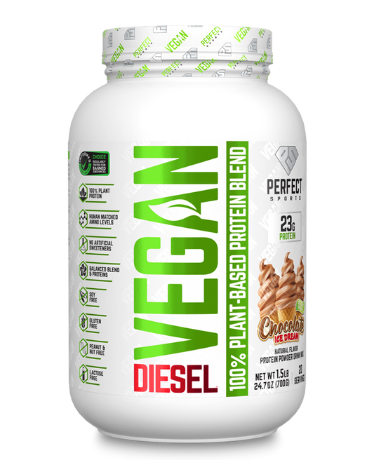 Chocolate Ice Cream Vegan 100% Plant Based Protein