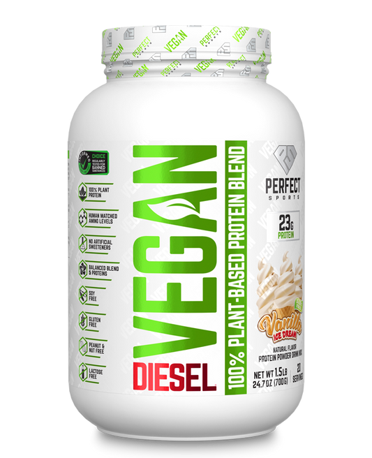 Vanilla Ice Cream Vegan 100% Plant Based Protein Blend 700g
