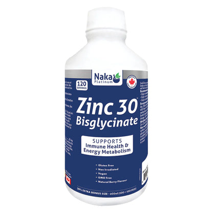 Platinum Zinc 30 Bisglycinate 600ml
