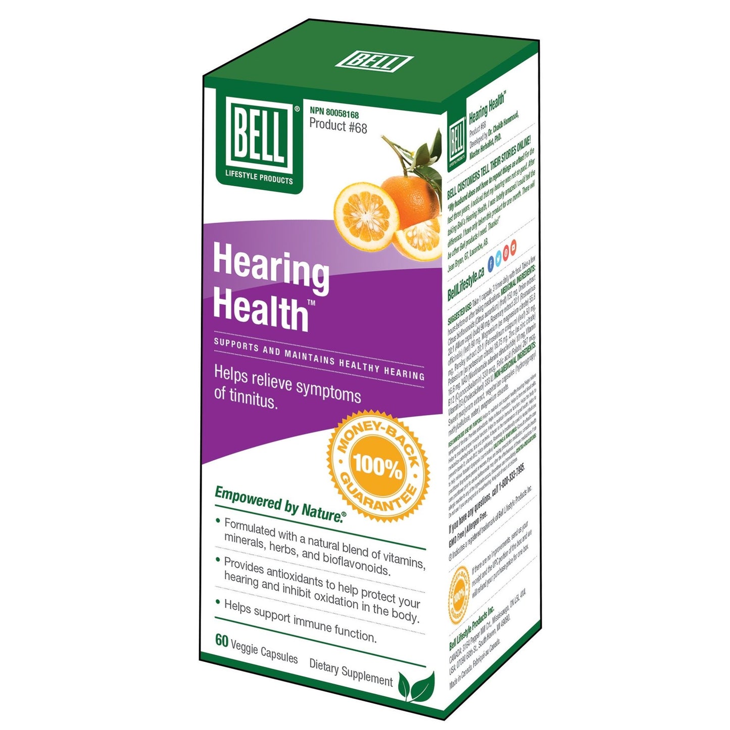Hearing Health 60 Vcaps