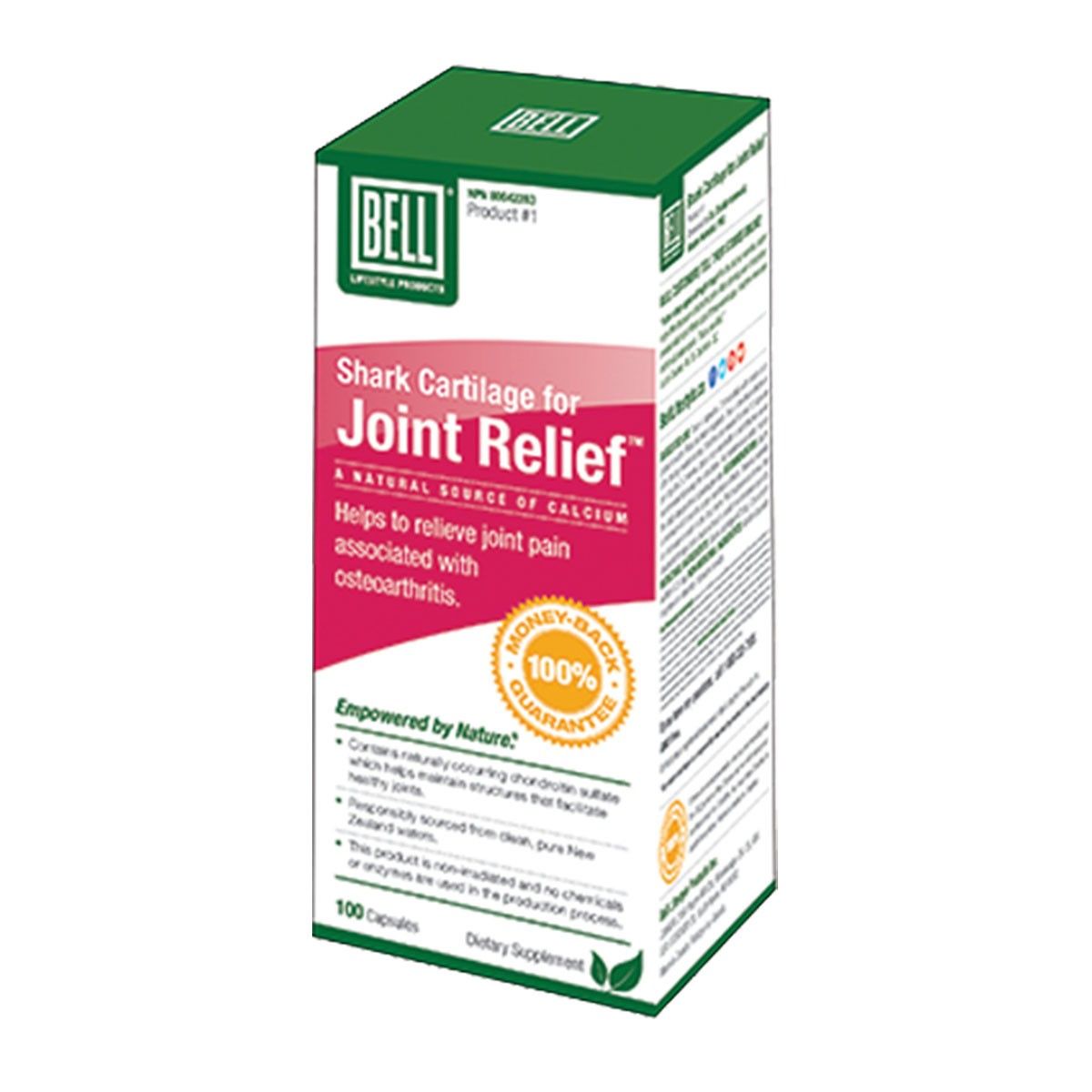 Shark Cartilage For Joint Relief 100 Vcaps