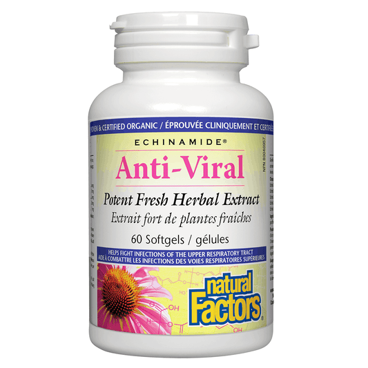 Anti-Viral Potent Fresh Herbal Extract, ECHINAMIDE® 60 Softgels