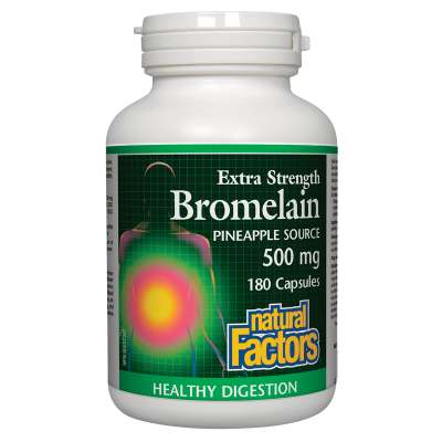 Bromelain Extra Strength, Pineapple Source 500mg 180 Caps