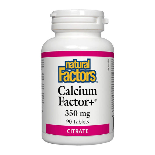 Calcium Factor+® Citrate 350mg 90 Tabs