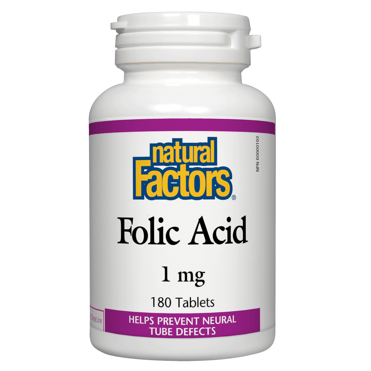 Folic Acid 1mg 180 Tablets