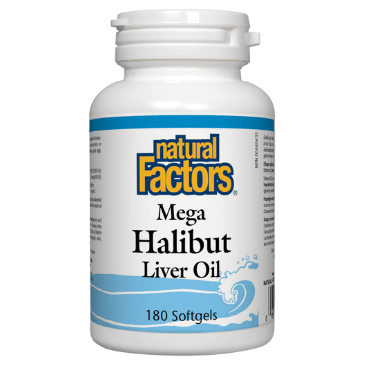 Mega Halibut Liver Oil 180 Softgels