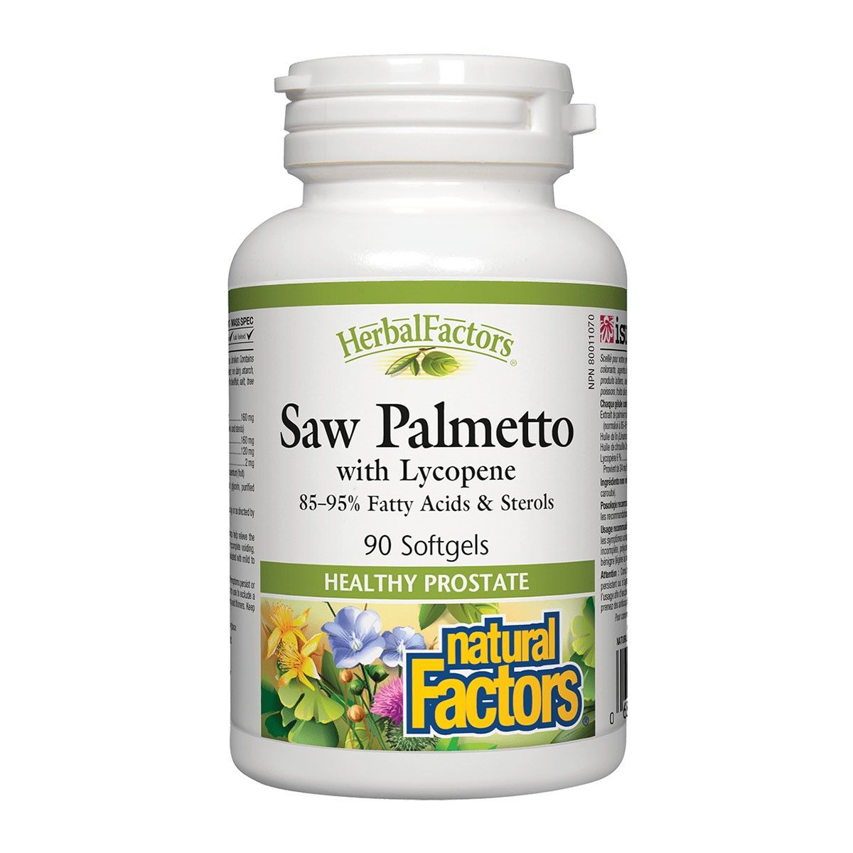 Saw Palmetto with Lycopene, HerbalFactors® 90 Softgels