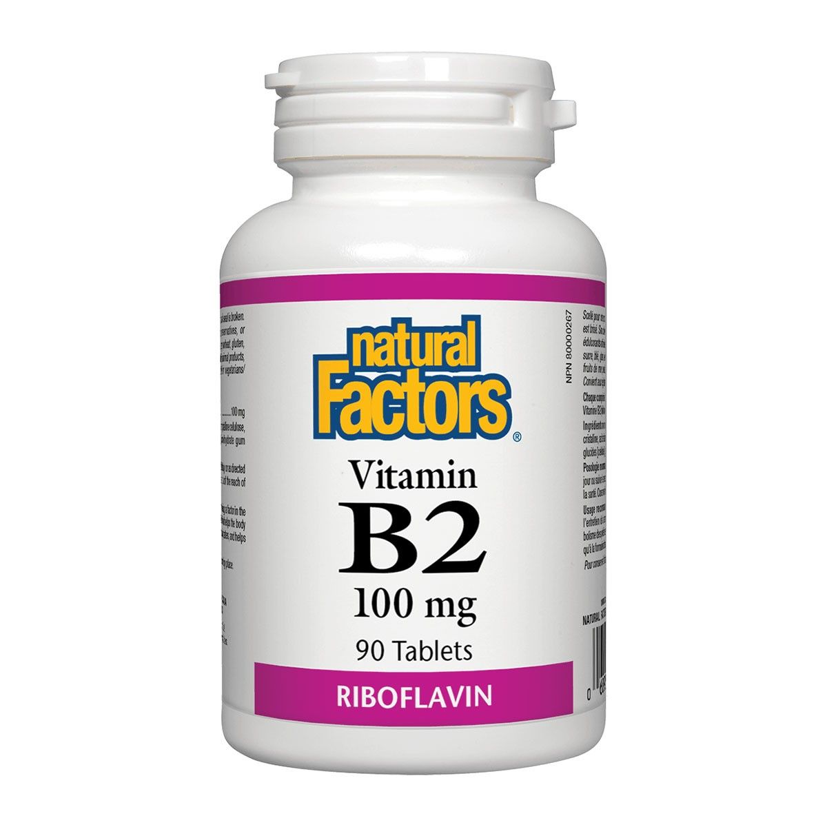 Vitamin B2 100mg 90 Tablets