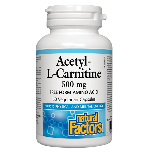 Acetyl-L-Carnitine 500mg 60 Vcaps