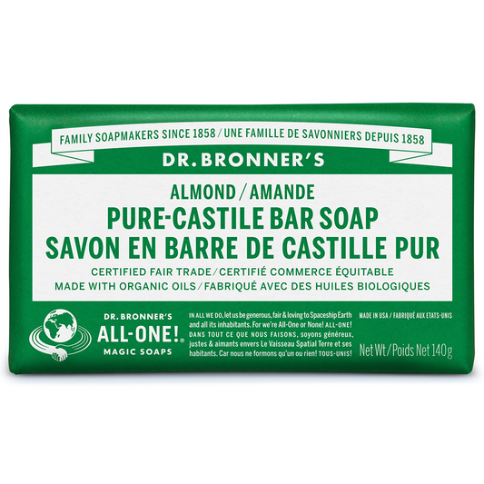 Almond 140g Pure Castile Bar Soap