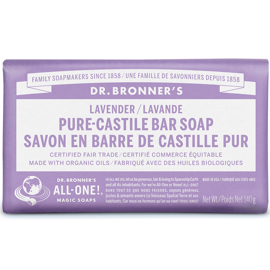 Lavender 140g Pure Castile Bar Soap