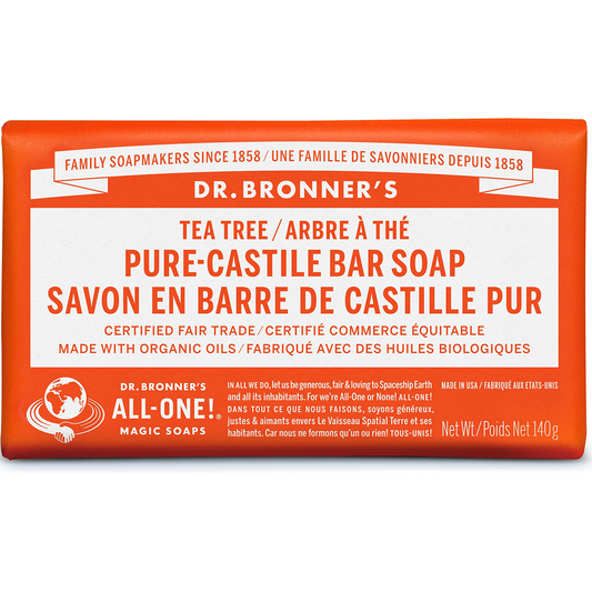 Tea Tree 140g Pure Castile Bar Soap