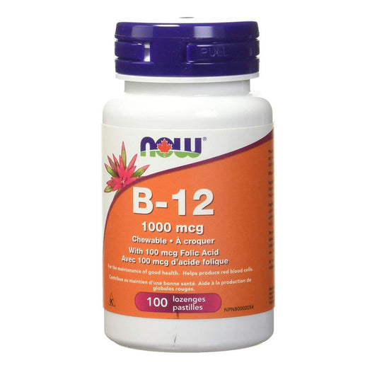B-12 1000mcg 100 Chewable Lozenges