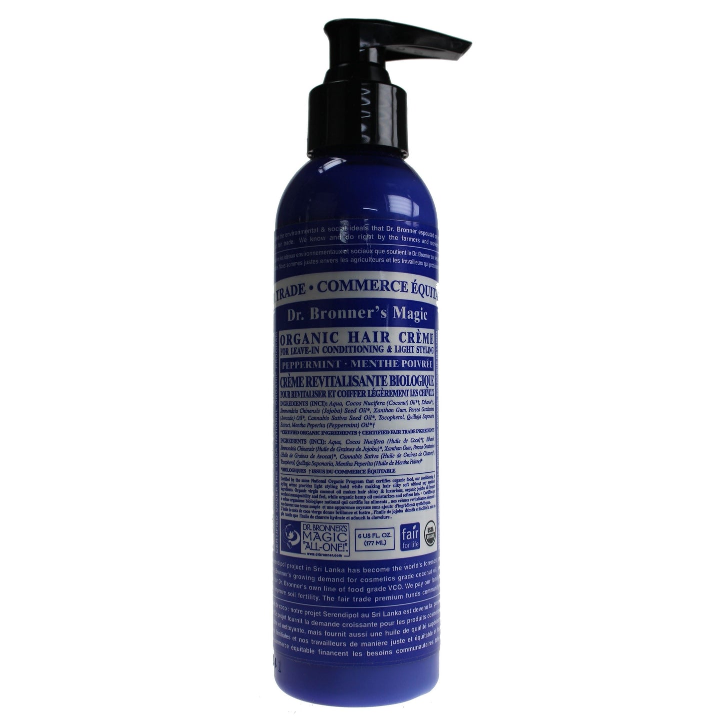 Peppermint Organic Hair Cream 177ml