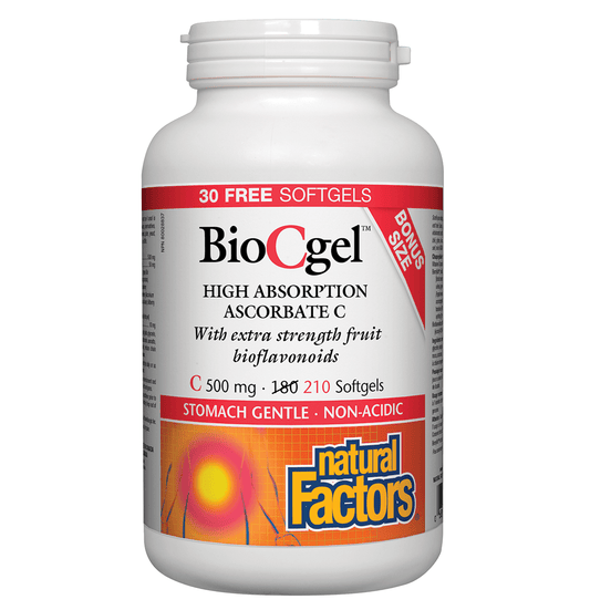 BioCgel™ High Absorption Ascorbate C 500mg 210 Softgels