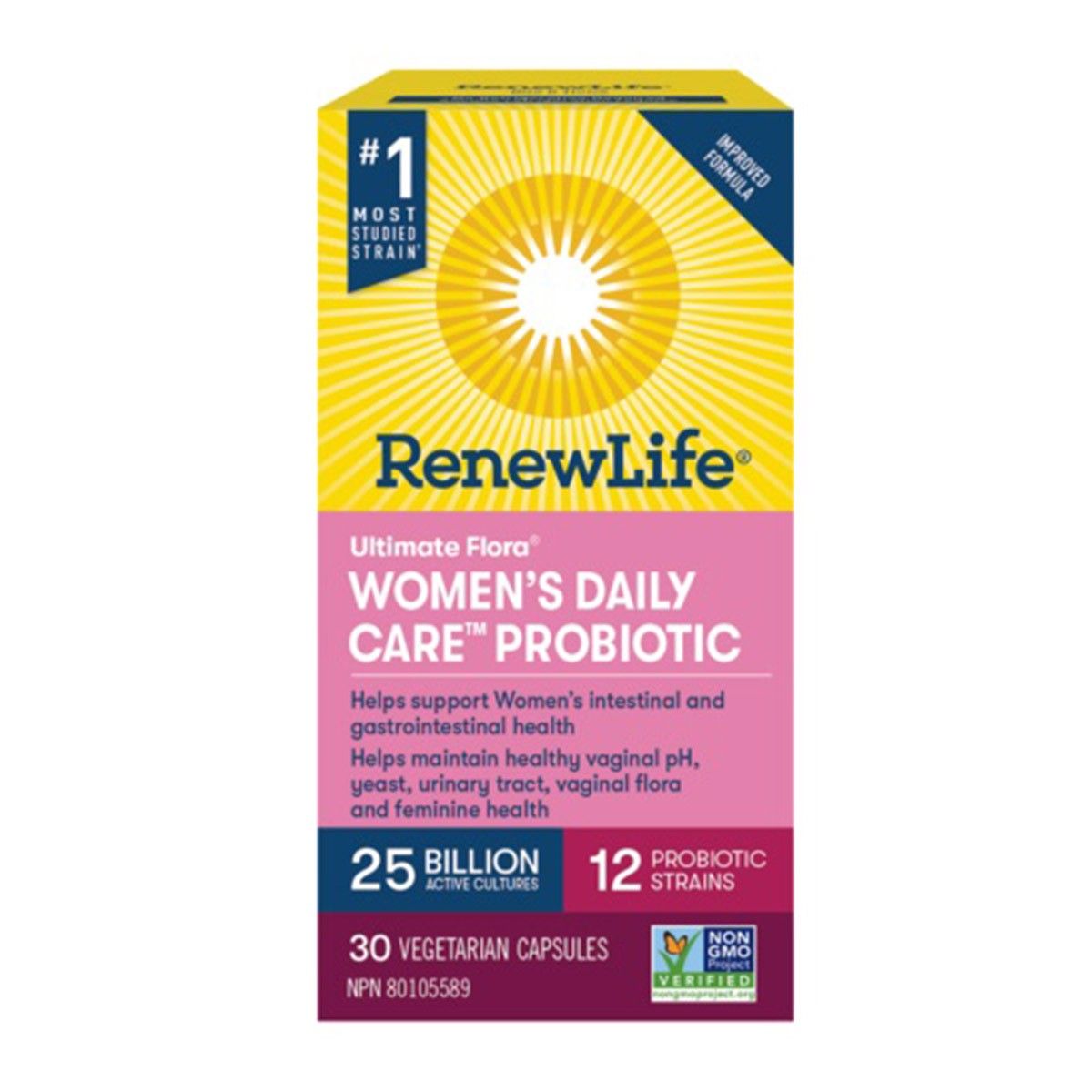 Women's daily Care Probiotic 50 Billion 30 Vcaps