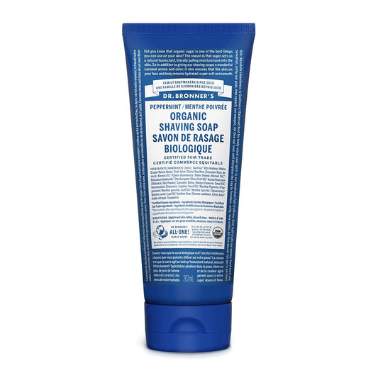 Peppermint Organic Shaving Soap 207ml