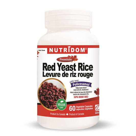 Nutridom Red Yeast Rice with Policosanol 60 Caps