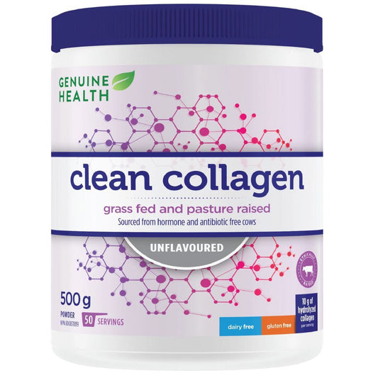 Clean Collagen 500g Unflavoured (Grass Fed and Pasture Raised)