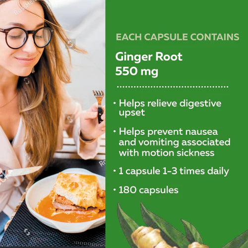 Ginger Root 180 Veg Caps