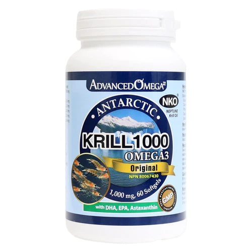 AdvancedOmega Krill Omega 1000mg 60 Softgels