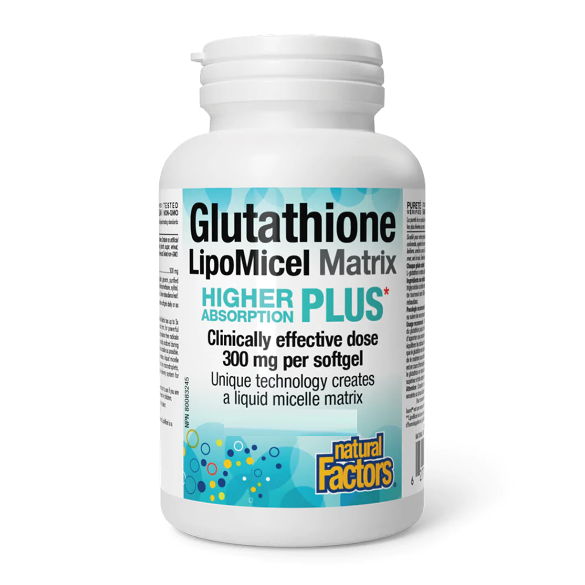 Glutathione LipoMicel Matrix 60 Liquid Softgels