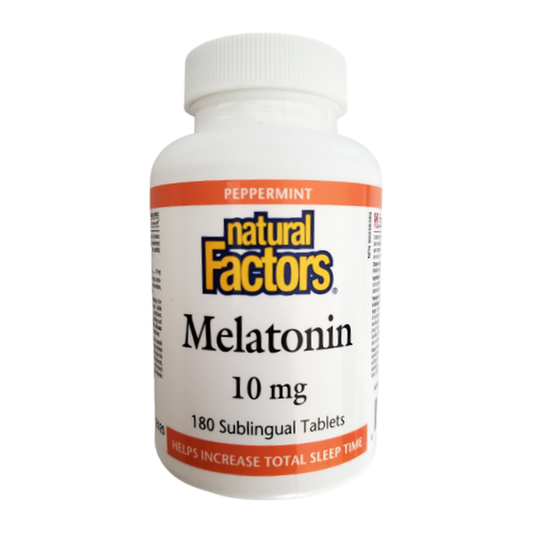 Melatonin 10mg, Peppermint  180 Sub-Tablets