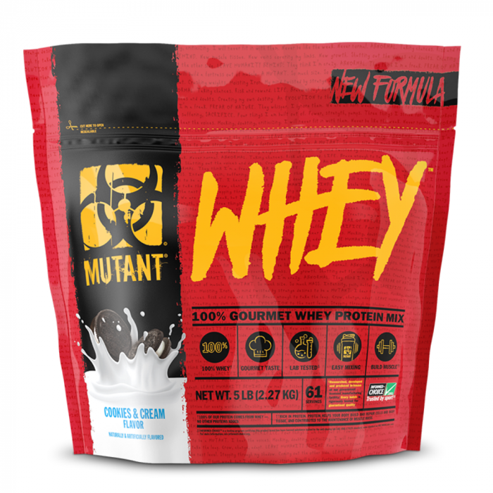 WHEY Cookies & Cream Flavour 2.27 kg (5 lbs)